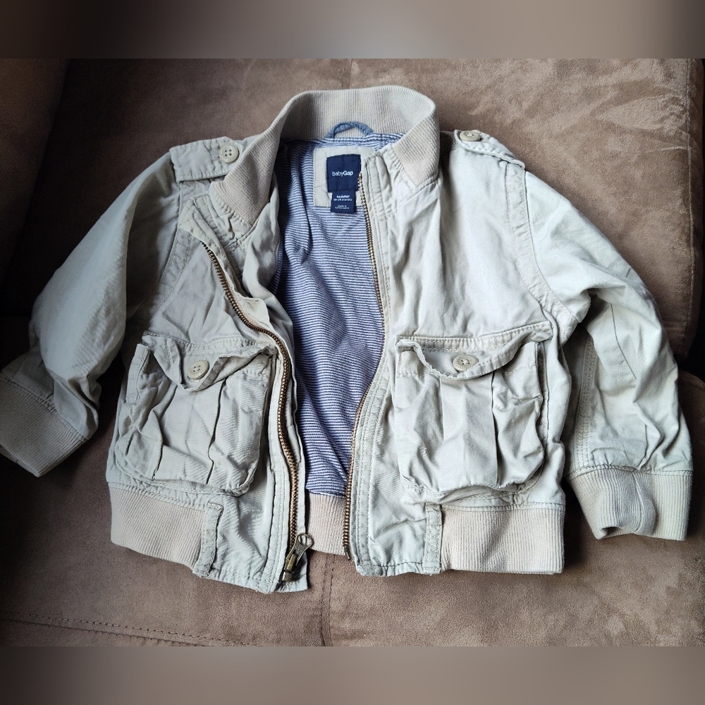 GAP Toddler Tan Military Jacket
